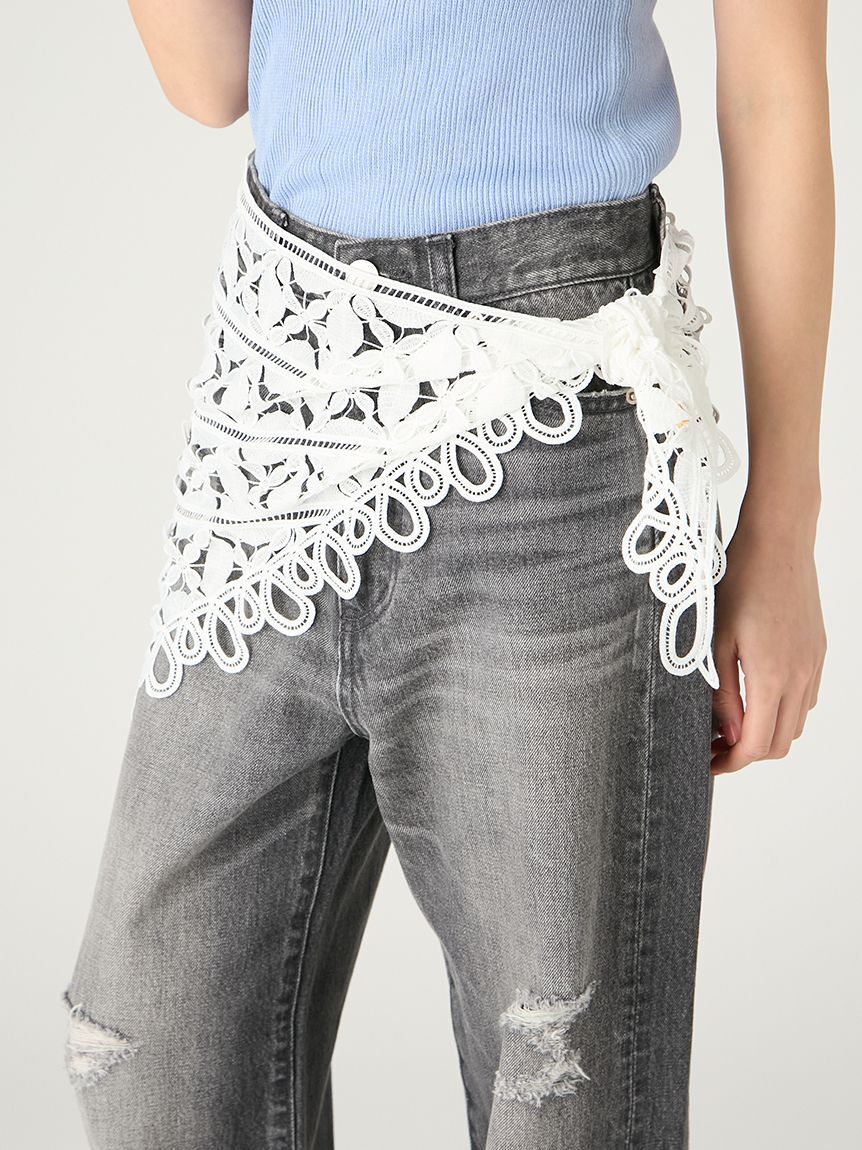 FRAY I.D「レーススカーフ」|バンダナ・スカーフ|