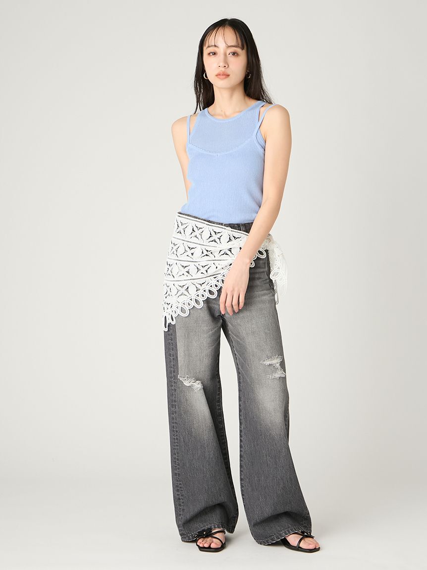 FRAY I.D「レーススカーフ」|バンダナ・スカーフ|