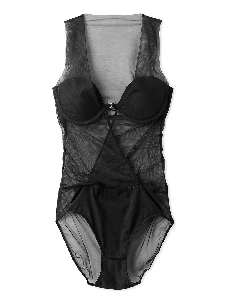 LILY BROWN Lingerie「【LILY BROWN Lingerie】シアーファンデボディスーツ」|インナー|