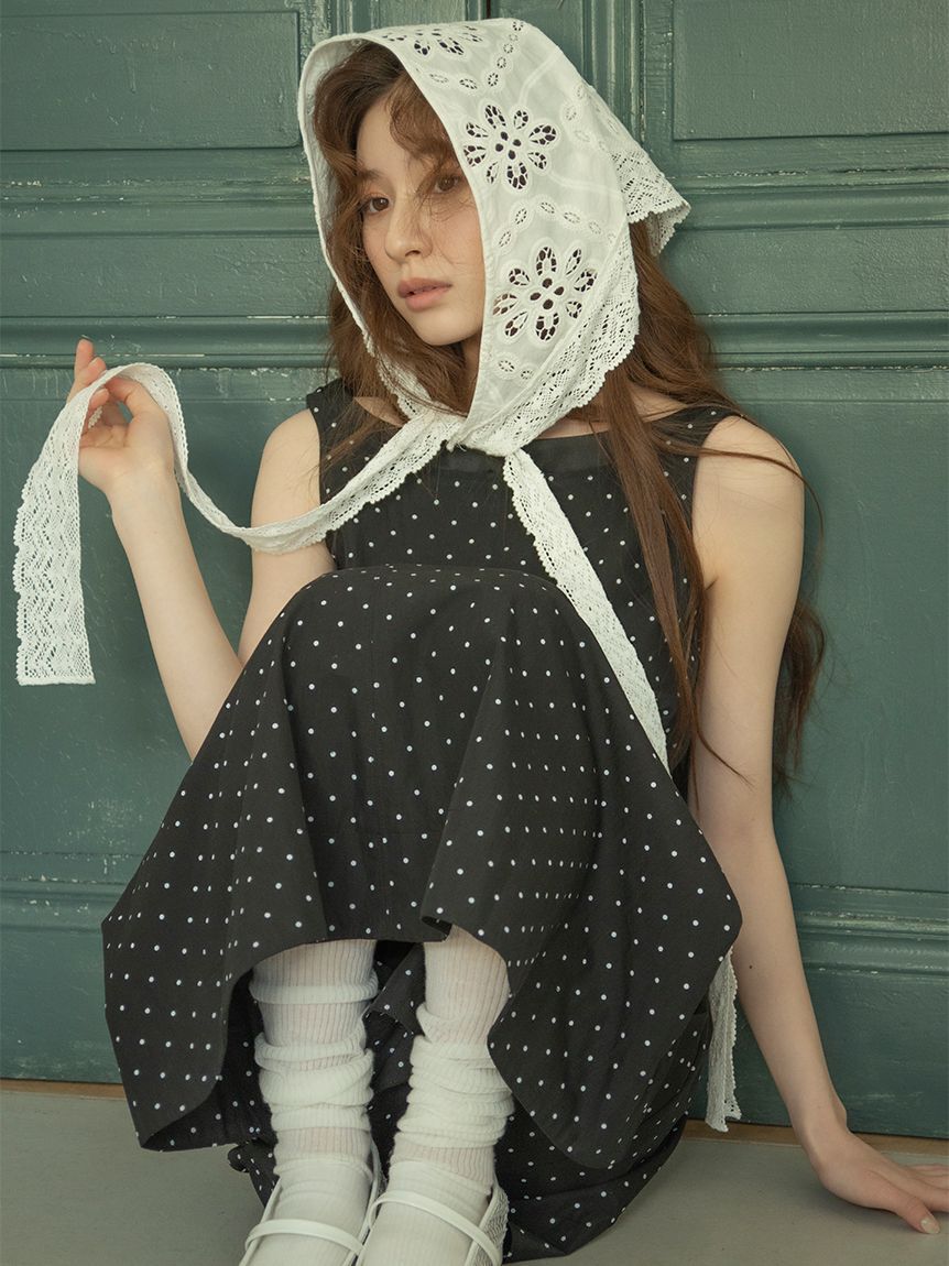 LILY BROWN「レーストリムマルチスカーフ」|ヘアバンド|