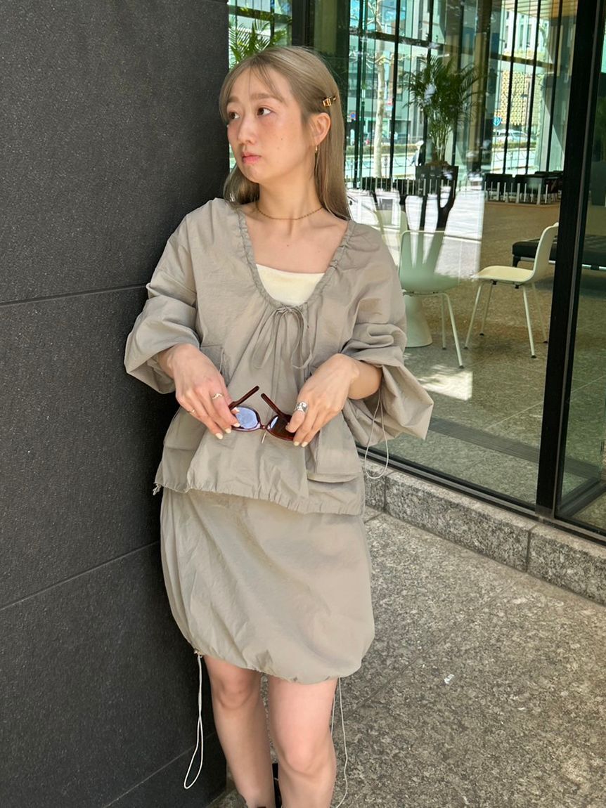 styling/「【S/S(エスバイエス)】＜ウォッシャブル・撥水＞ベアトップ」|チューブトップ|