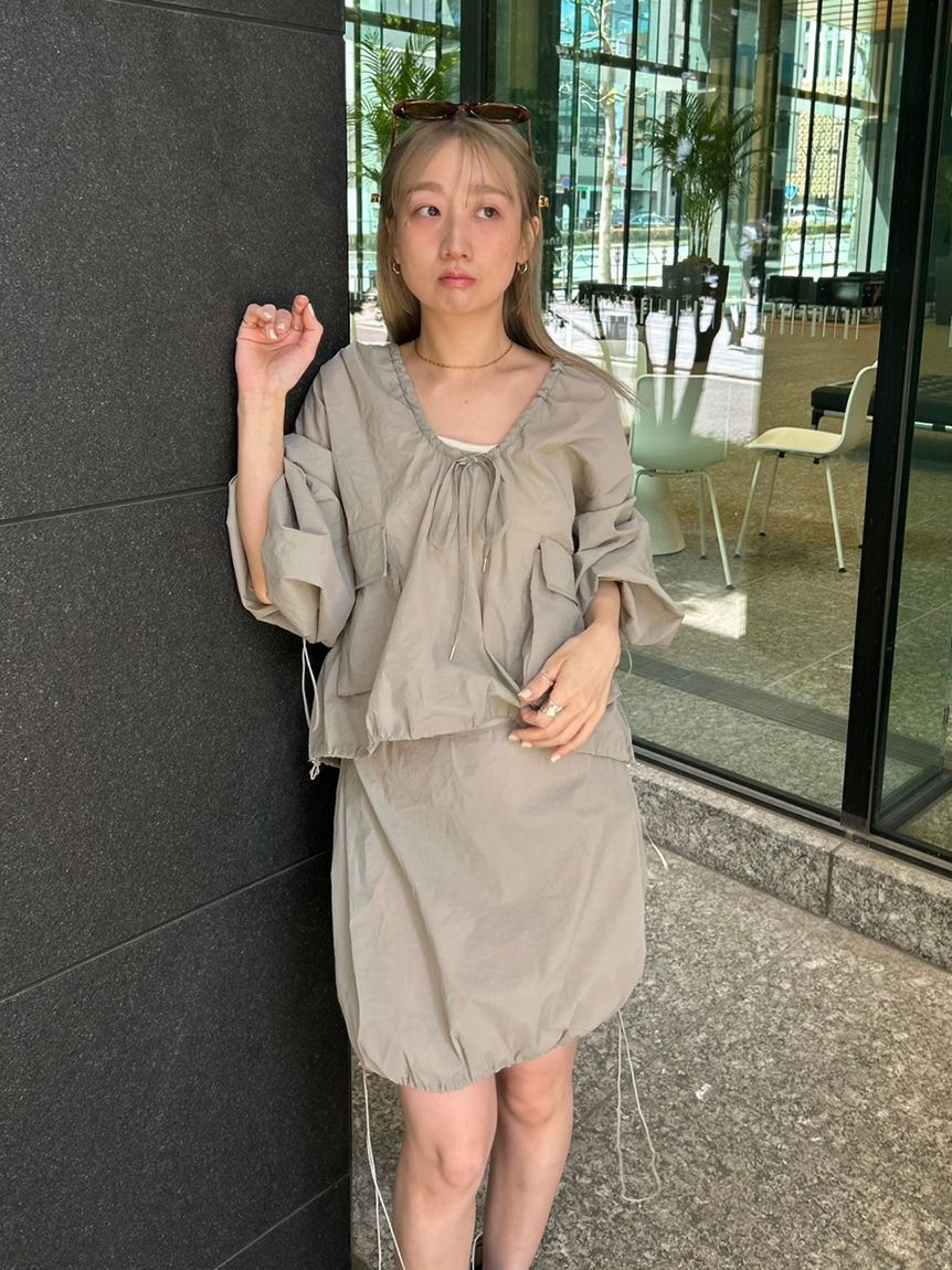 styling/「【S/S(エスバイエス)】＜ウォッシャブル・撥水＞ベアトップ」|チューブトップ|