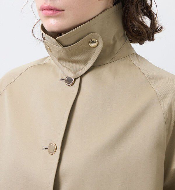 MACKINTOSH PHILOSOPHY「【WEB&一部店舗限定】【WELBURY(ウェルベリー)】シャンブレーギャバジン製」|ステンカラーコート|