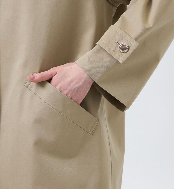 MACKINTOSH PHILOSOPHY「【WEB&一部店舗限定】【WELBURY(ウェルベリー)】シャンブレーギャバジン製」|ステンカラーコート|