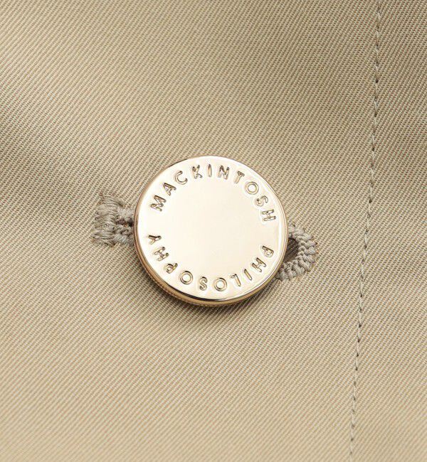 MACKINTOSH PHILOSOPHY「【WEB&一部店舗限定】【WELBURY(ウェルベリー)】シャンブレーギャバジン製」|ステンカラーコート|