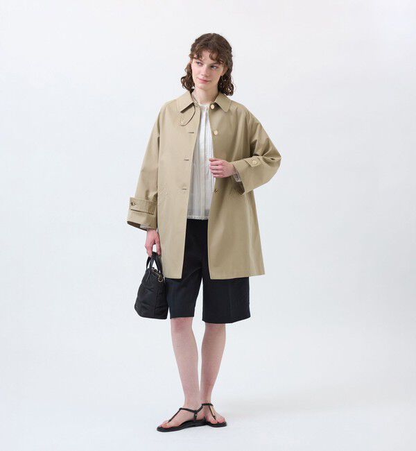 MACKINTOSH PHILOSOPHY「【WEB&一部店舗限定】【WELBURY(ウェルベリー)】シャンブレーギャバジン製」|ステンカラーコート|