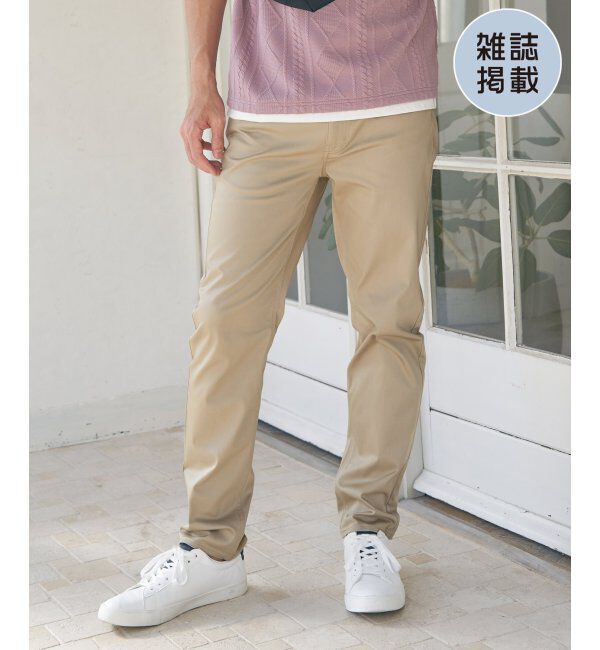 ikka「【雑誌MonoMax5月号掲載】接触冷感イージー5ポケット」|その他|ベージュ