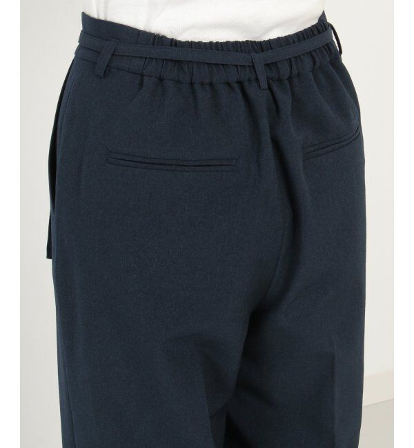 IKKA LOUNGE「リネンライクセミワイドパンツ」|その他|