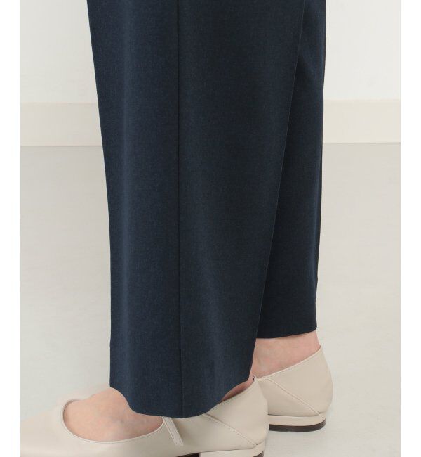 IKKA LOUNGE「リネンライクセミワイドパンツ」|その他|