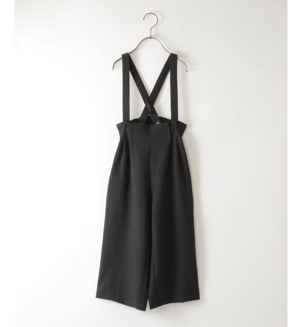 ikka kids「サス付きタックワイドパンツ（120~160cm）」|その他|ブラック