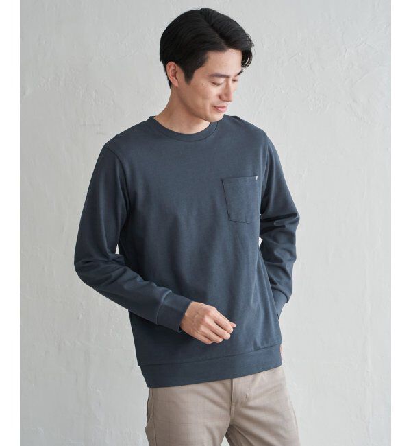 ikka「【雑誌MonoMax4月号掲載】DRYダンボールWフェイストレロンT「小泉孝太郎さん着用モデル」」|Tシャツ・カットソー|