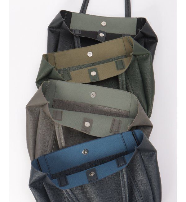 ikka「【雑誌MonoMax4月号掲載】シュリンクポケ付きトートバッグ「小泉孝太郎さん着用モデル」」|トートバッグ|