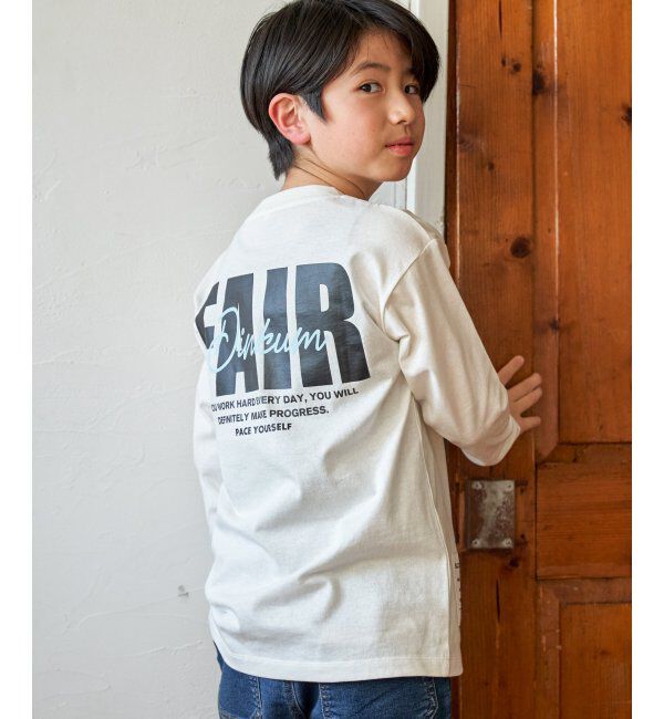 ikka kids「バックＢＩＧロゴＴ」|Tシャツ・カットソー|