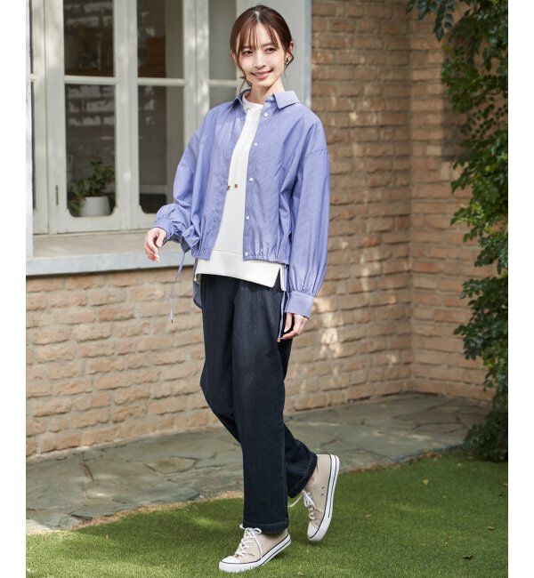 ikka「【雑誌InRed4月号掲載】ドロストロングテールシャツ【親子コーデ】」|シャツ・ブラウス|