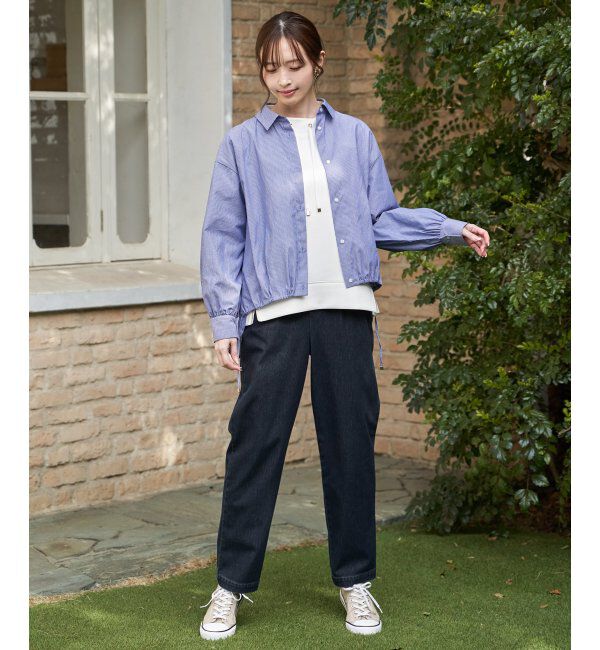 ikka「【雑誌InRed4月号掲載】ドロストロングテールシャツ【親子コーデ】」|シャツ・ブラウス|