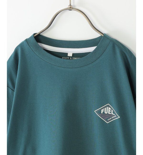 ikka kids「冷感裾レイヤードプリントTシャツ（120~160cm）」|Tシャツ・カットソー|