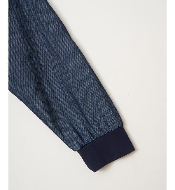 ikka「メッシュデニムシャルゾン」|ブルゾン・スタジャン|