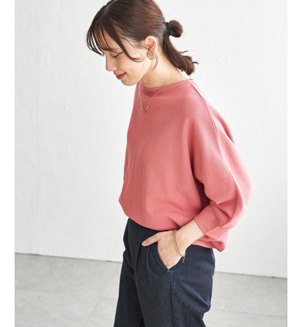 ikka「【雑誌InRed5月号掲載】タックフライスドルマンプルオーバー」|Tシャツ・カットソー|