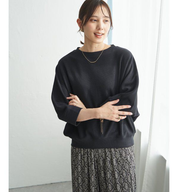 ikka「【雑誌InRed5月号掲載】タックフライスドルマンプルオーバー」|Tシャツ・カットソー|