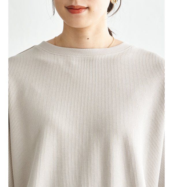 ikka「【雑誌InRed5月号掲載】タックフライスドルマンプルオーバー」|Tシャツ・カットソー|