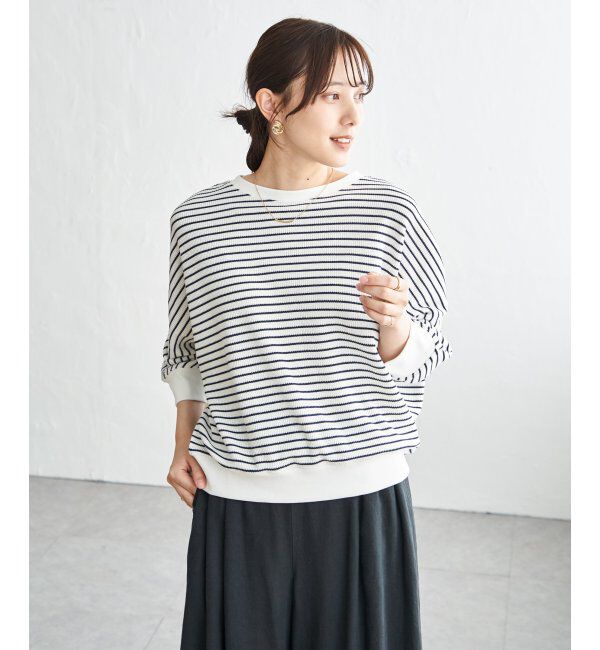 ikka「【雑誌InRed5月号掲載】タックフライスドルマンプルオーバー」|Tシャツ・カットソー|