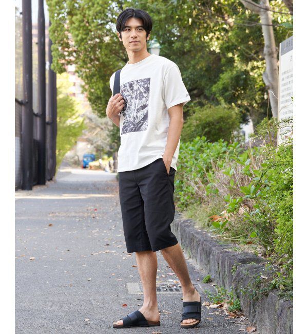 ikka「冷感コットンフォトプリントTシャツ」|Tシャツ・カットソー|