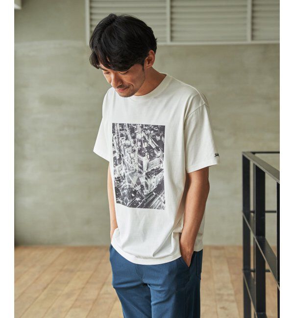 ikka「冷感コットンフォトプリントTシャツ」|Tシャツ・カットソー|