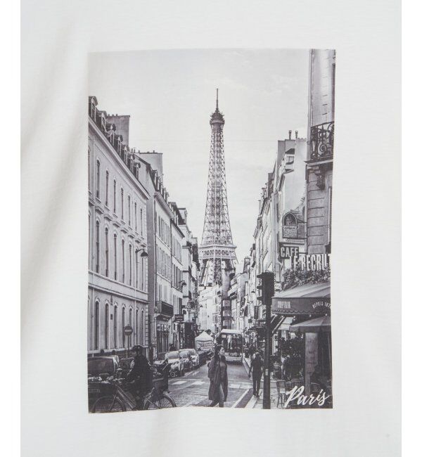 ikka「冷感コットンフォトプリントTシャツ」|Tシャツ・カットソー|