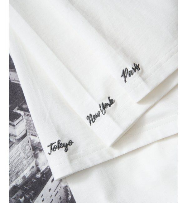 ikka「冷感コットンフォトプリントTシャツ」|Tシャツ・カットソー|