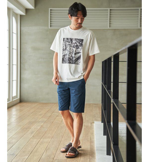 ikka「冷感コットンフォトプリントTシャツ」|Tシャツ・カットソー|