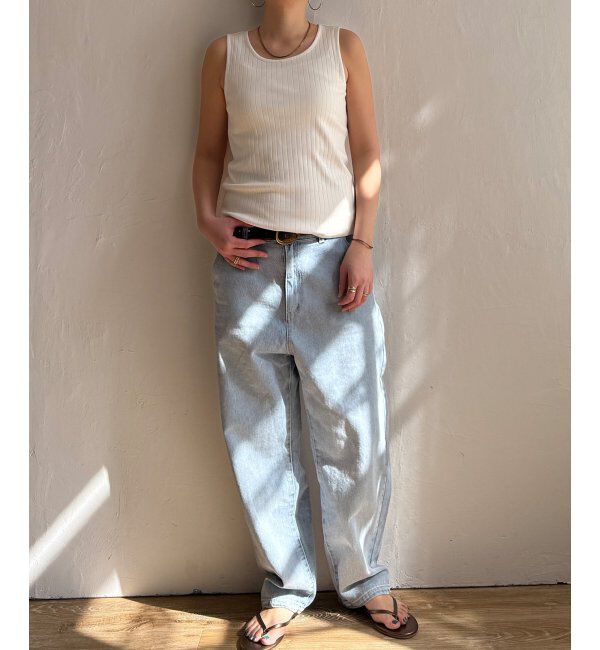 Lbc with Life「コットンUSA針抜きタンクトップ 25」|キャミソール|