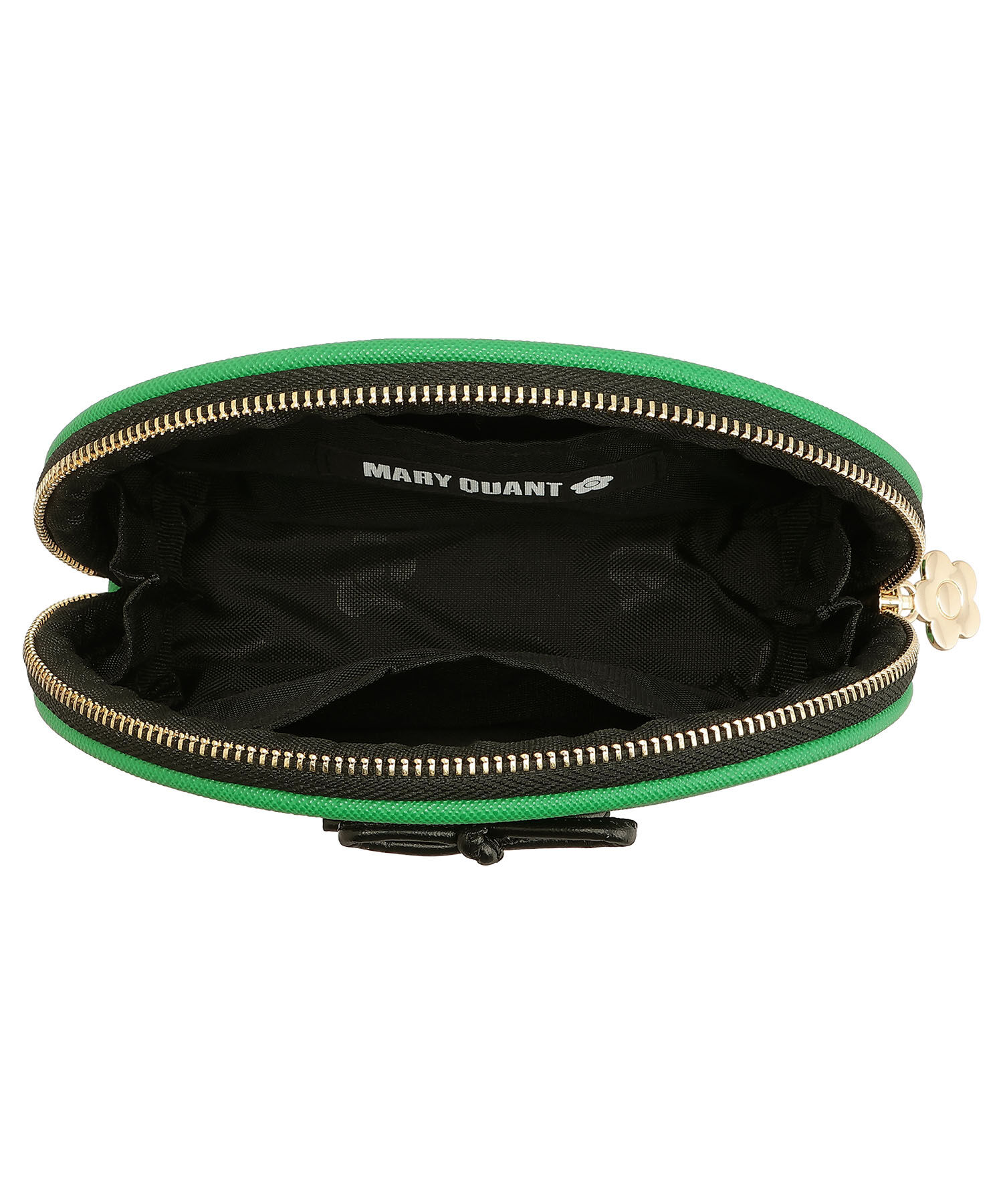 MARY QUANT「サフィアーノリボン ラウンドポーチ」|ポーチ|