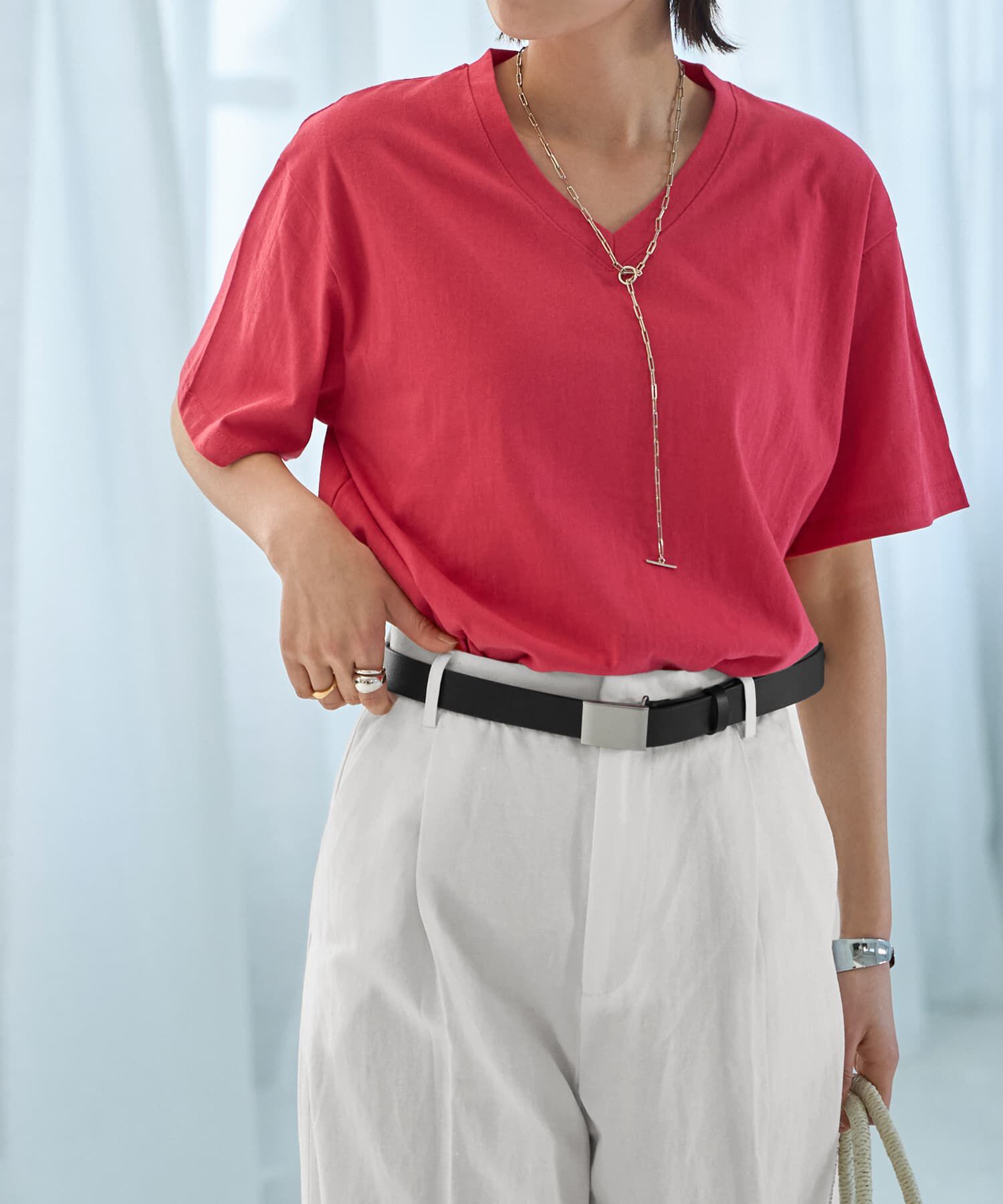 STYLE DELI「ガチャバックルのリアルレザーベルト」|ベルト|ブラック