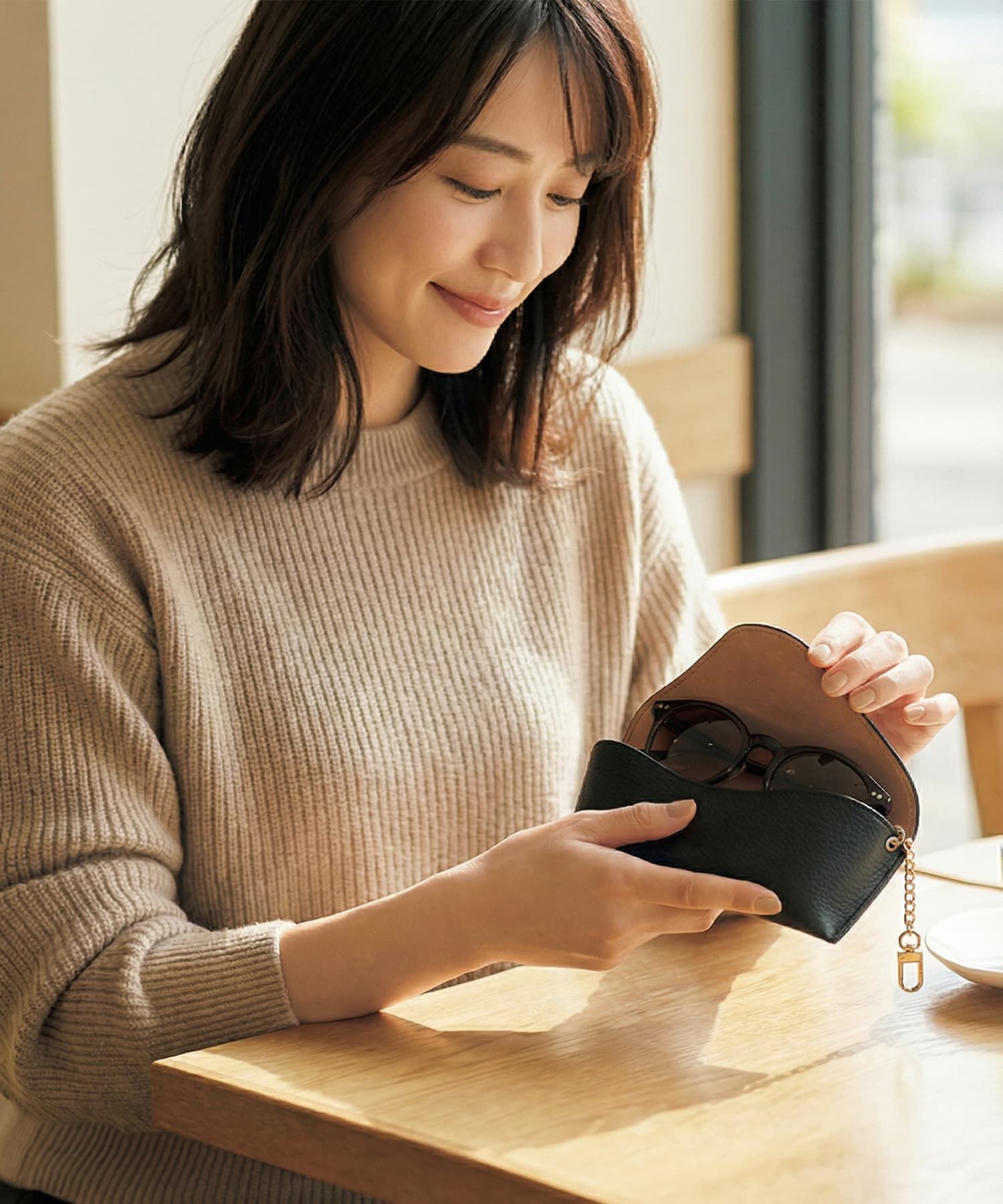 STYLE DELI「【DELI by】エンベロープフラップレザーサングラスケース」|サングラス|