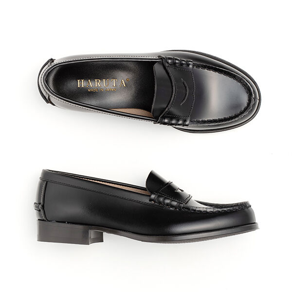 HARUTA「[3E]レディス牛革コインローファー #3048」|ローファー|