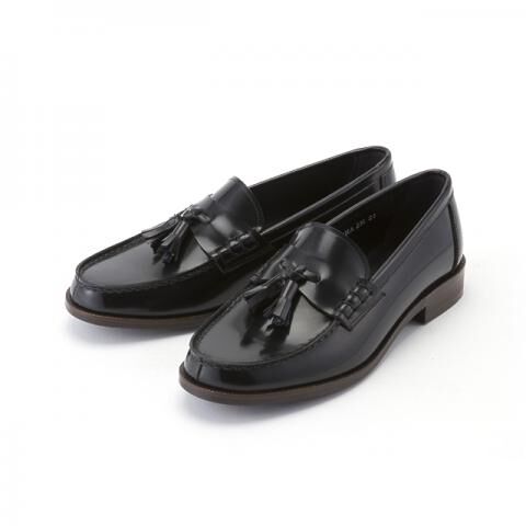 HARUTA「レザーカジュアルタッセルローファー＃231」|ローファー|ＢＬ