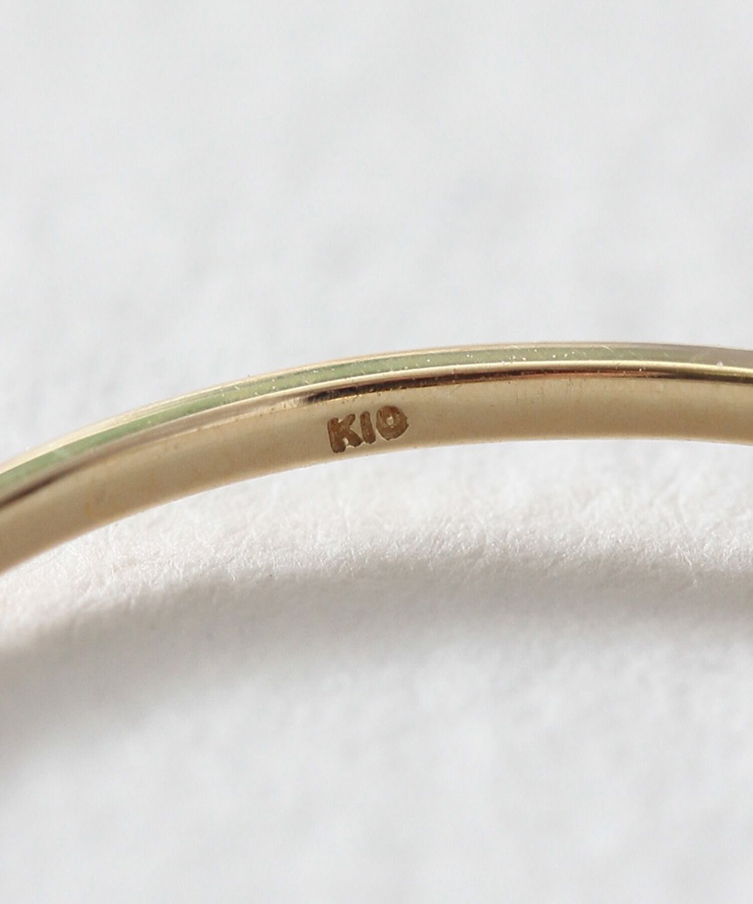 NOIR DE POUPEE「K10 ロンドンブルートパーズ&times;アクアマリン オープンリング」|リング|