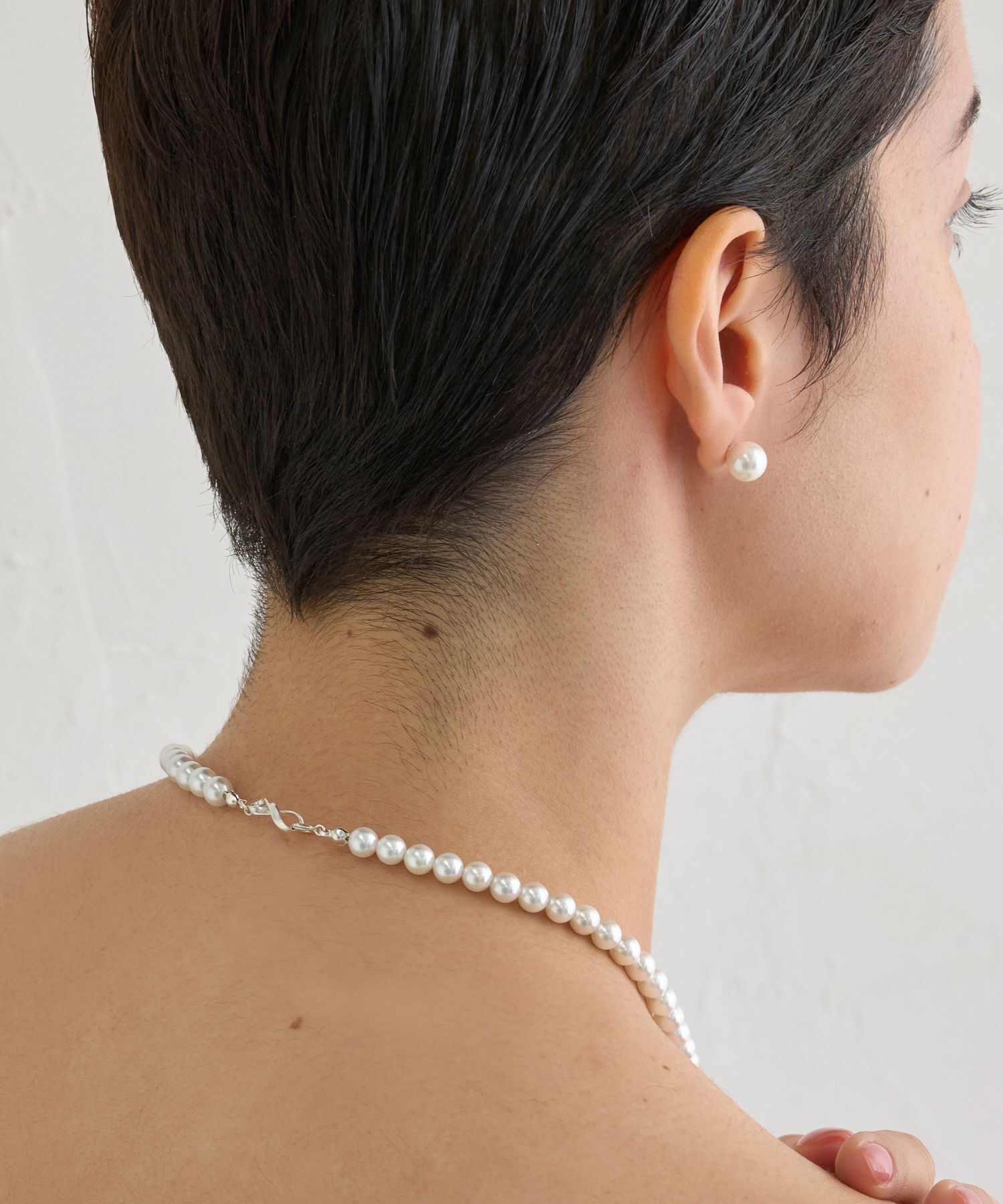 JUPITER「【国産貝パール】フォーマルパールネックレス＆ピアスセット」|ネックレス|