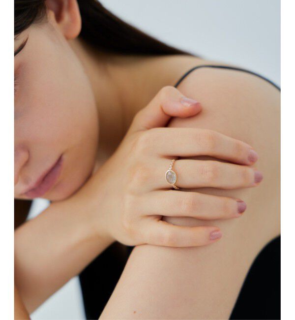 ete「[マイプレシャス] K10YG アクアマリン リング」|リング|