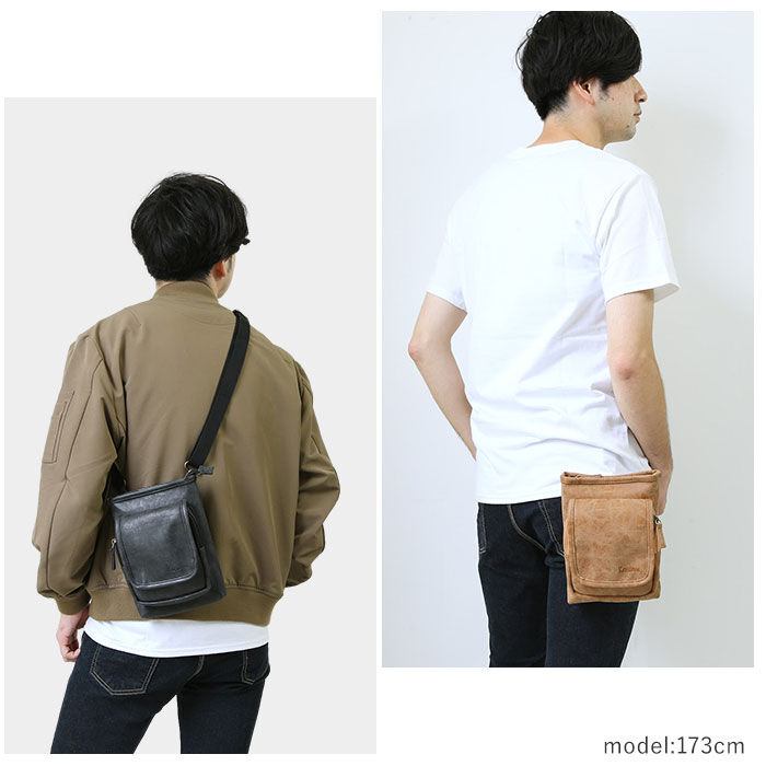 BACKYARD FAMILY「ショルダーバッグ メンズ 小さめ 通販 おしゃれ シザーバッグ シンプル 斜めがけ かっこいい」|ショルダー・メッセンジャー|