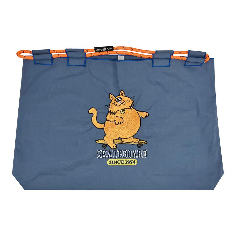 BACKYARD FAMILY「トートバッグ ナイロン Lサイズ 通販 トート 手提げ トートバック サブバッグ サブバック」|トートバッグ|ブルー2