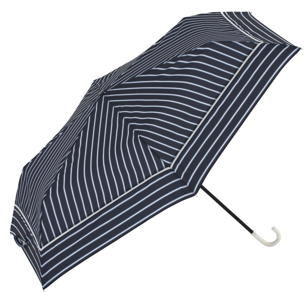 BACKYARD FAMILY「because ビコーズ 折りたたみ傘 50cm 通販 晴雨兼用傘 傘 かさ カサ 婦人傘」|傘|ブルー1