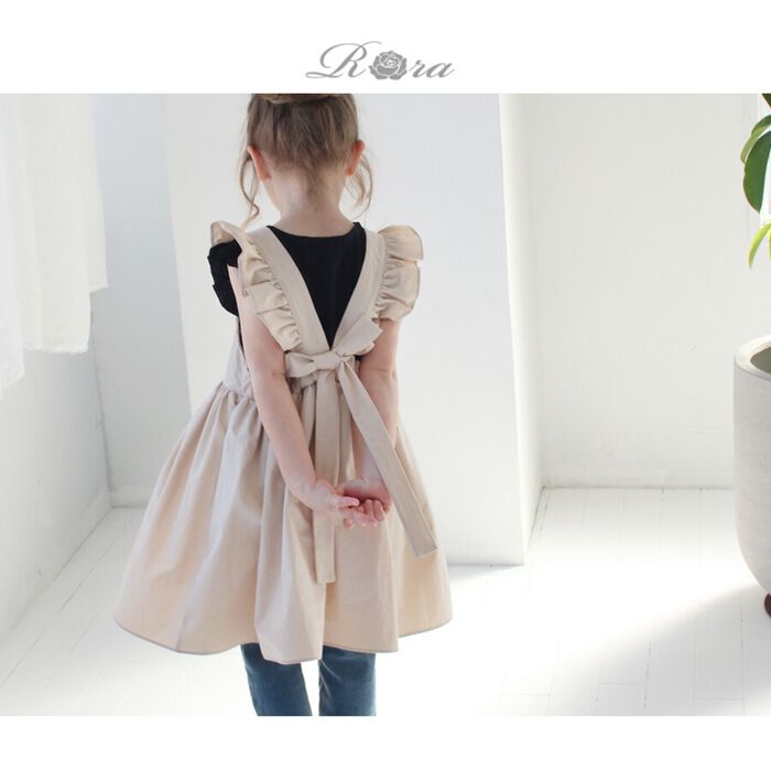 BACKYARD FAMILY「エプロンドレス 子ども 通販 エプロン ドレス 子供 5014-19-55 エプロンワンピース」|その他|