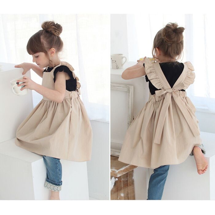 BACKYARD FAMILY「エプロンドレス 子ども 通販 エプロン ドレス 子供 5014-19-55 エプロンワンピース」|その他|