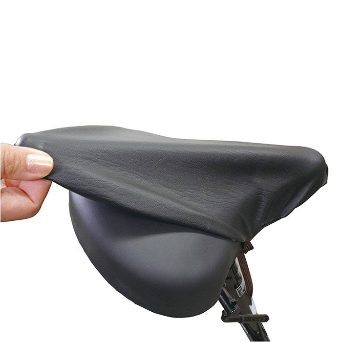 BACKYARD FAMILY「サドルカバー 通販 椅子カバー 自転車 のびる素材 伸縮 シートカバー レザー風生地 自転車用品」|その他|