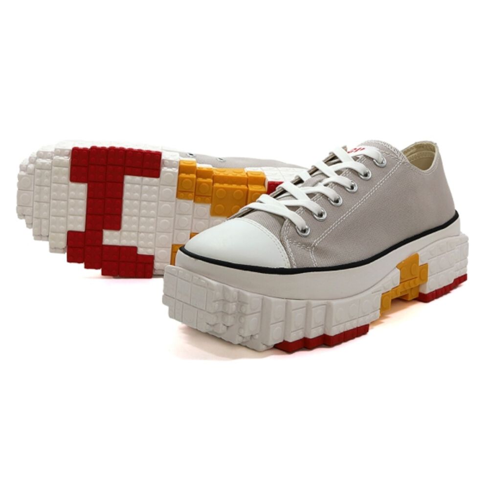 BACKYARD FAMILY「ccilu チル スニーカー シューズ 通販 靴 ひも靴 紐靴 運動靴 ウォーキングシューズ」|スリッポン|グレー1