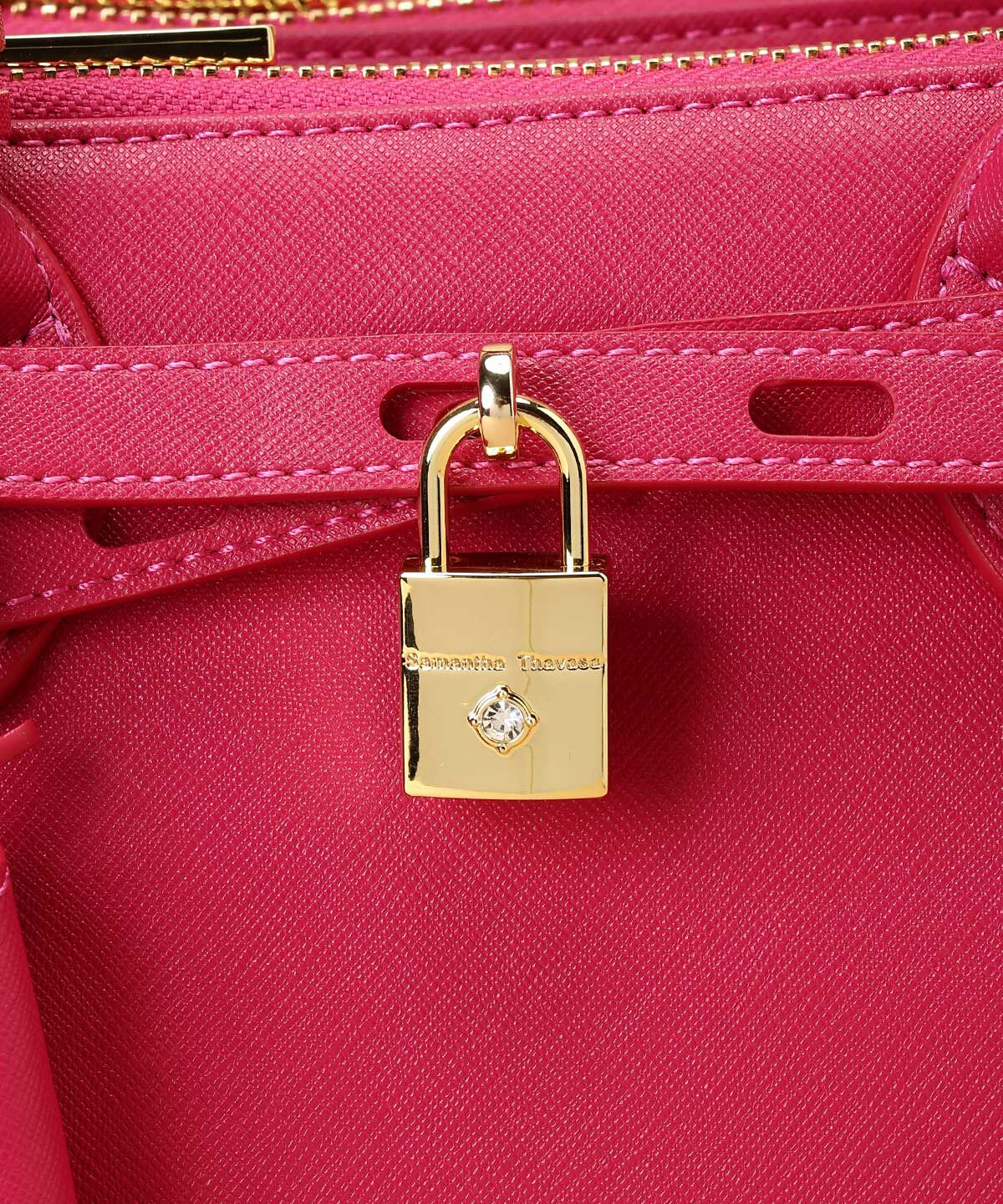 Samantha Thavasa「ベルトデザイン サマンサアゼル 中サイズ」|ハンドバッグ|