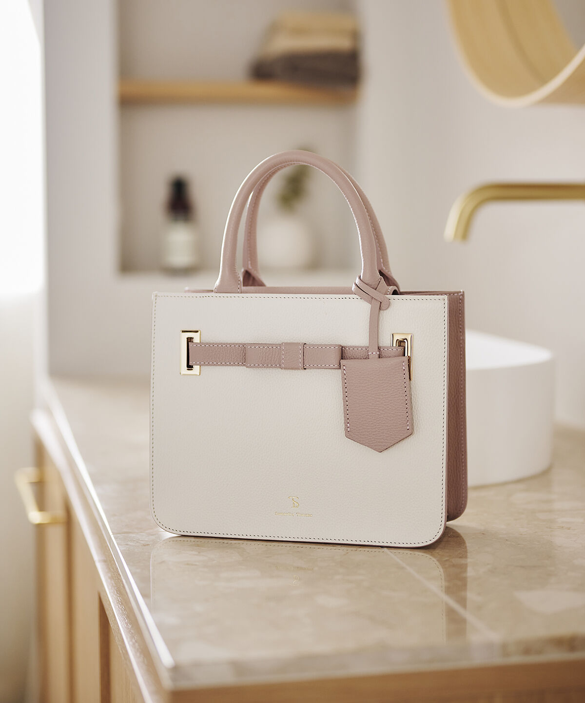 Samantha Thavasa「バイカラーエムシュシュⅡ トートバッグ」|トートバッグ|