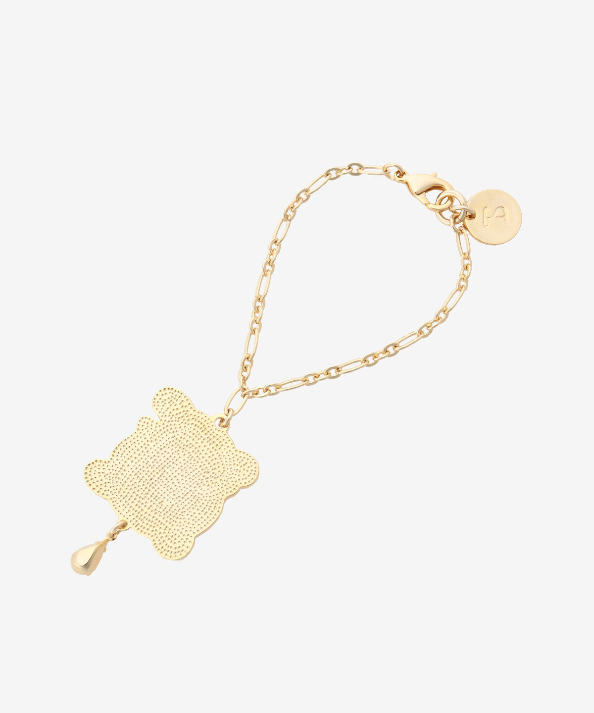 Samantha Vega「ドロップストーンイニシャルバッグチャーム（H）」|チャーム・キーホルダー|