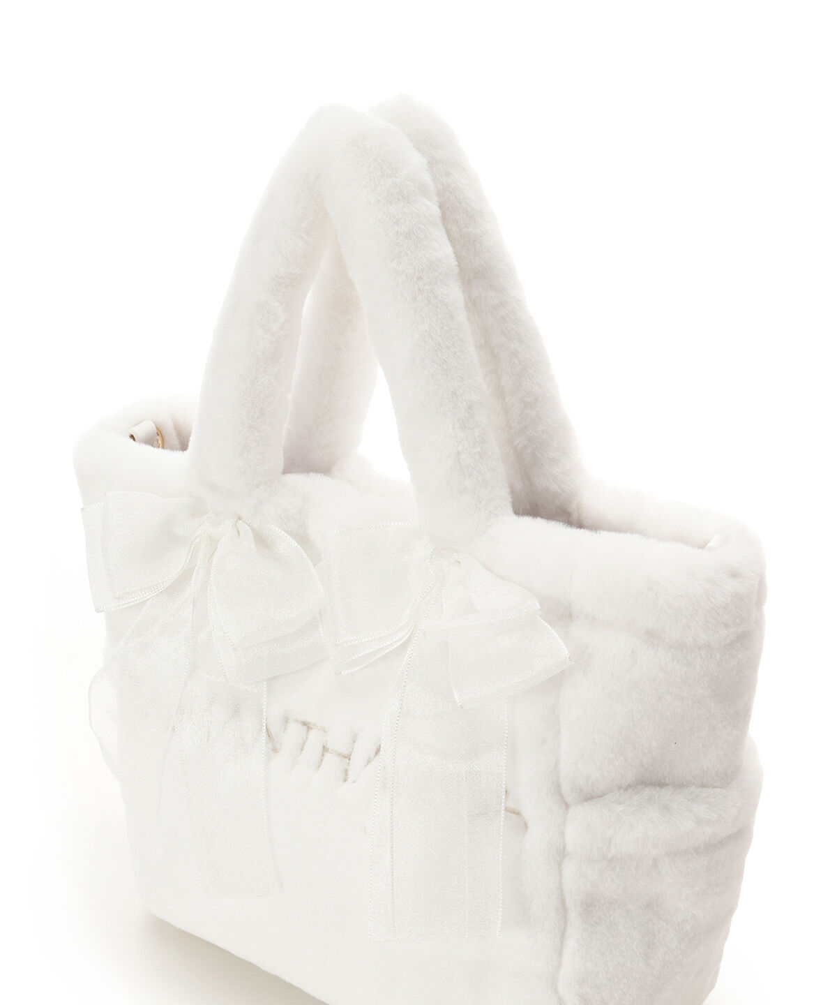 Samantha Vega「シフォンリボンファーハンドバッグ」|ハンドバッグ|